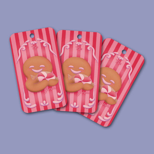 "Happy Gingerbread" DIGITAL DOWNLOAD Colorful and Sweet Gift Tags