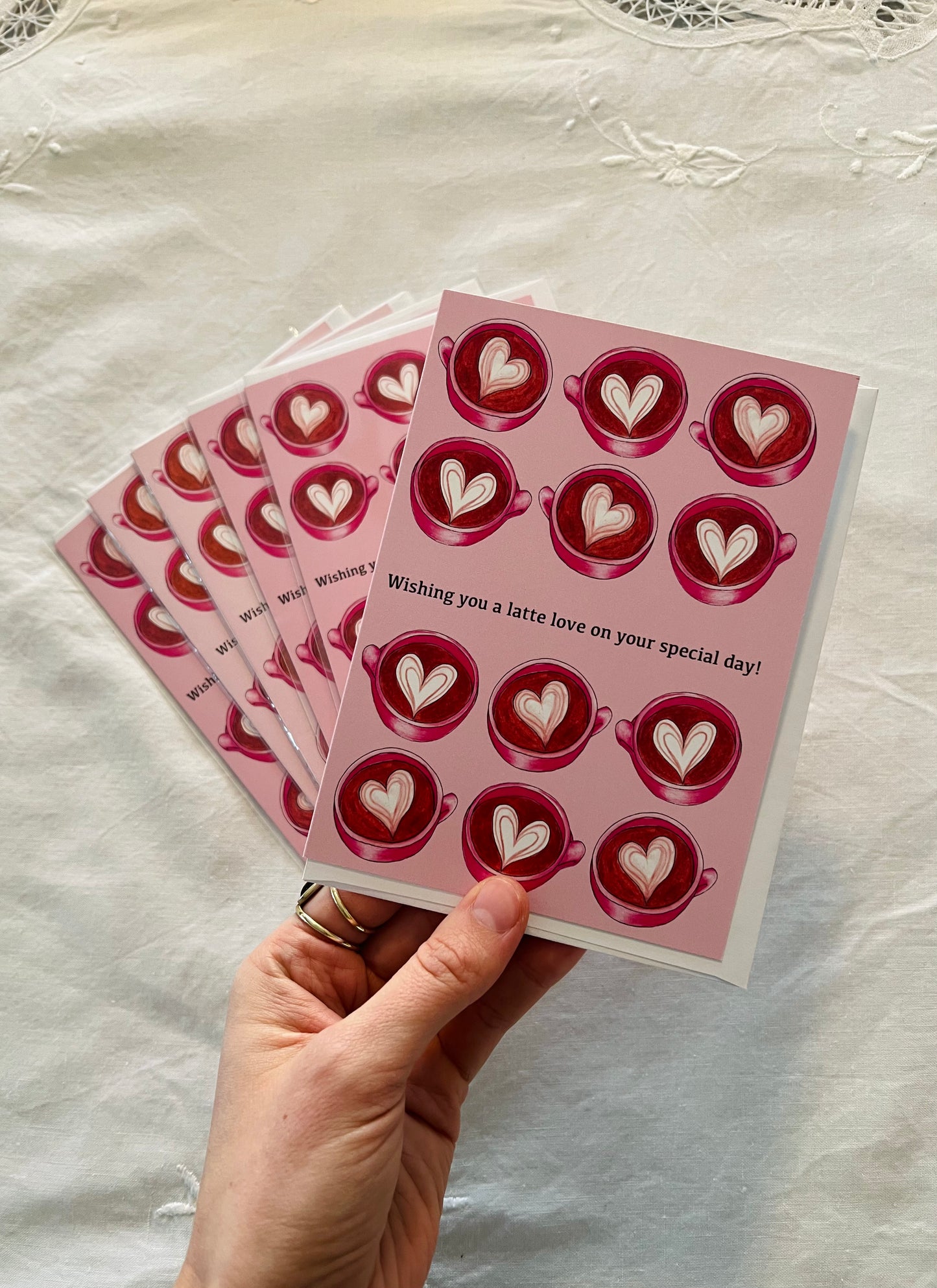 "Special Day" Cute Latte Greeting Card