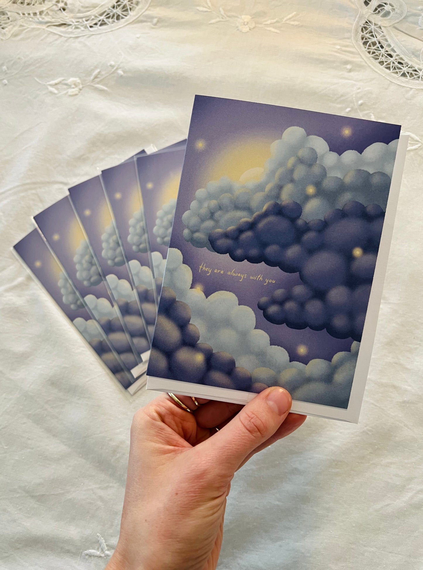 "Always With You" Sympathy Greeting Card