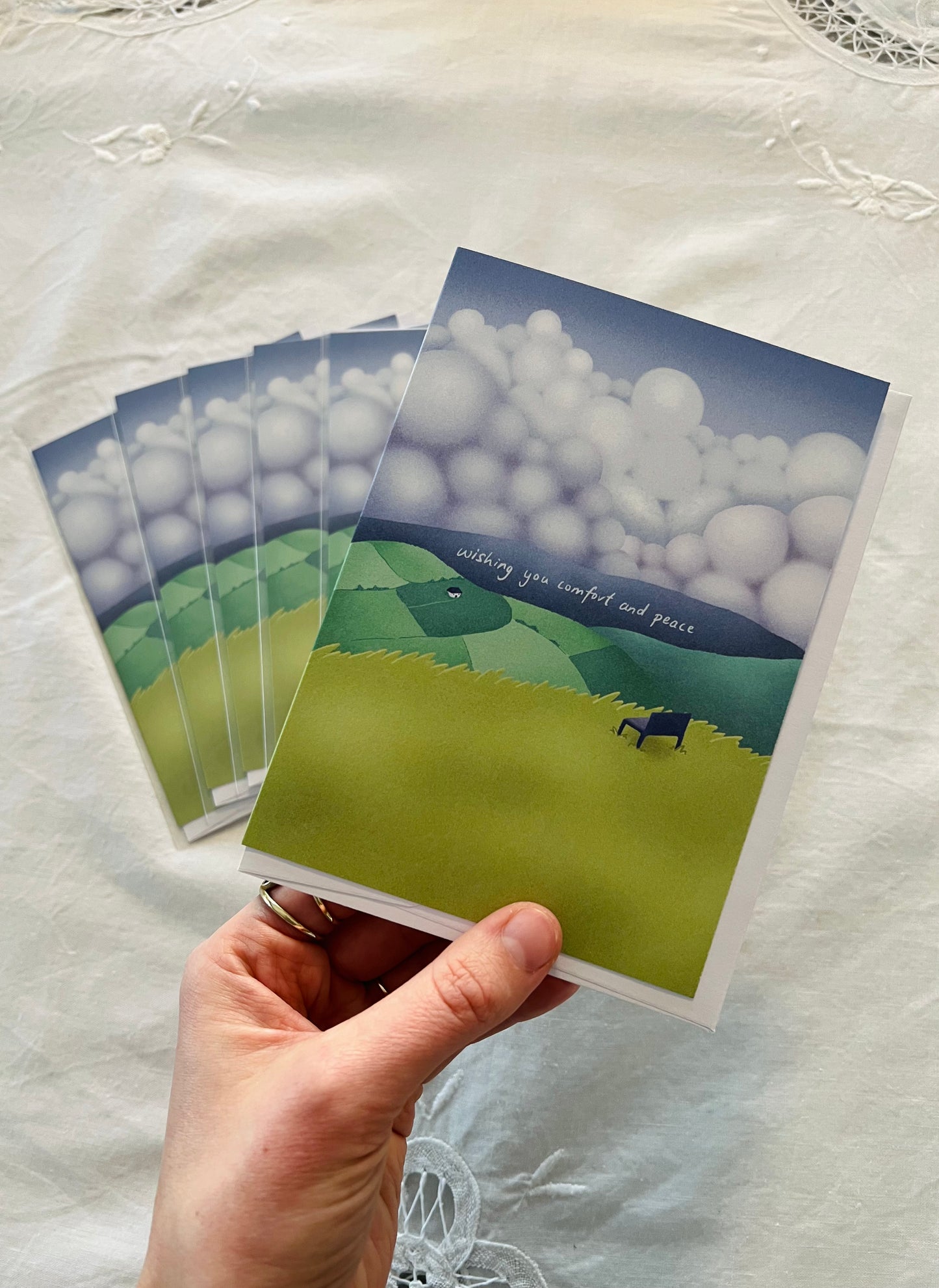 "Comfort & Peace" Sympathy Greeting Card
