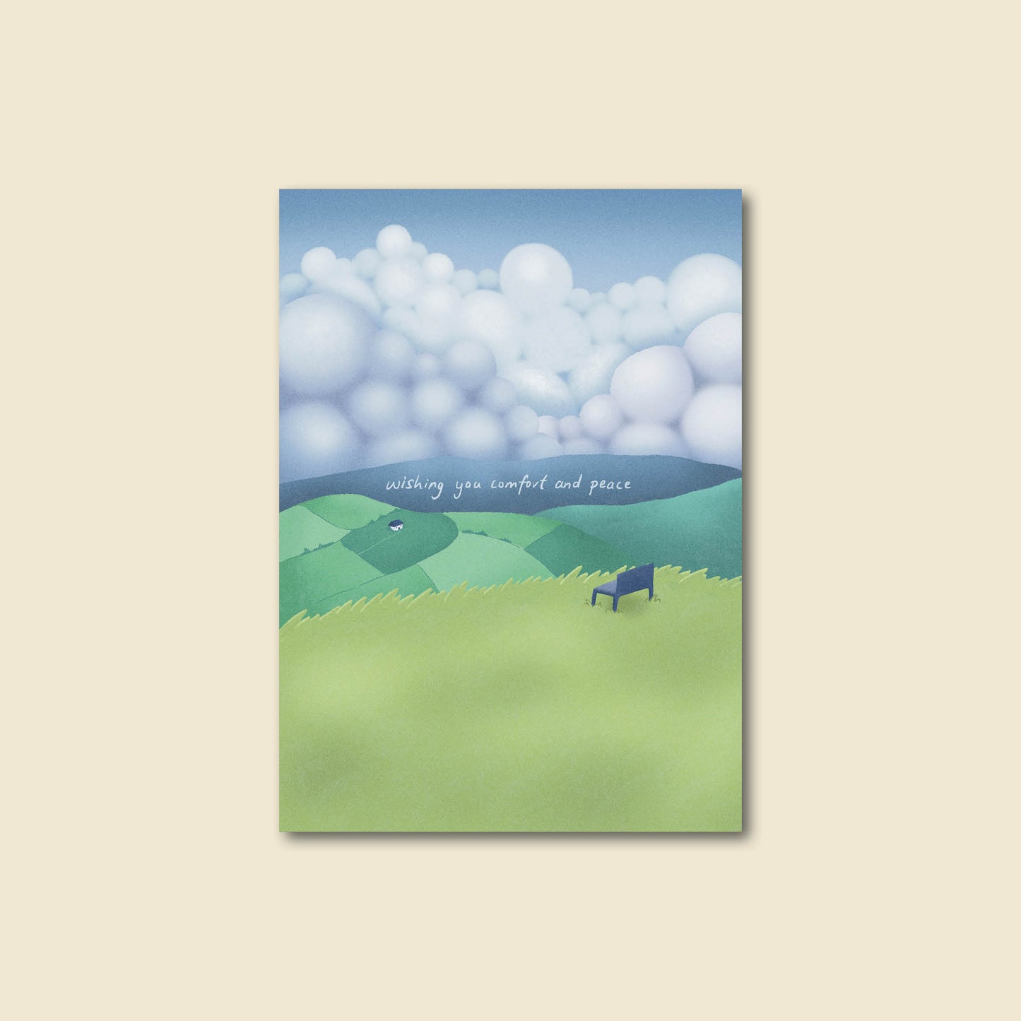 "Comfort & Peace" Sympathy Greeting Card