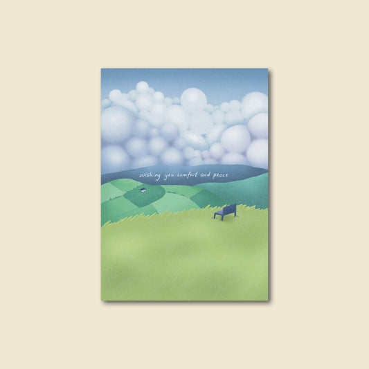 "Comfort & Peace" Sympathy Greeting Card