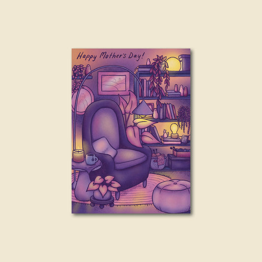 "Cozy Mother's Day" Warm and Inviting Mother's Day Card