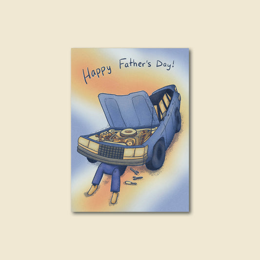 "Father's Day Car" Greeting Card for Dad