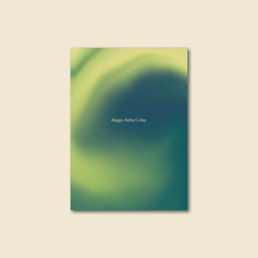 "Father's Day" Minimal Classy Gradient Greeting Card for Dad