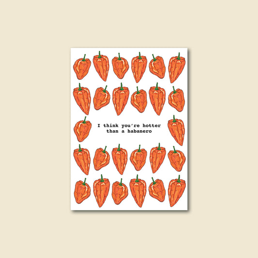 "Habanero" Spicy Greeting Card