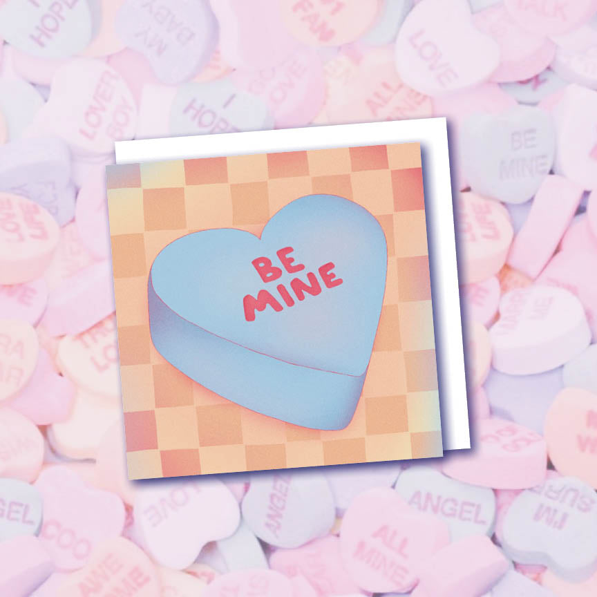 "Candy Hearts" Mini Valentine 6 Pack