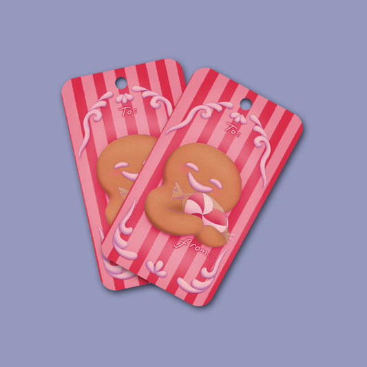 "Happy Gingerbread" Colorful and Sweet Chritmas Gift Tags