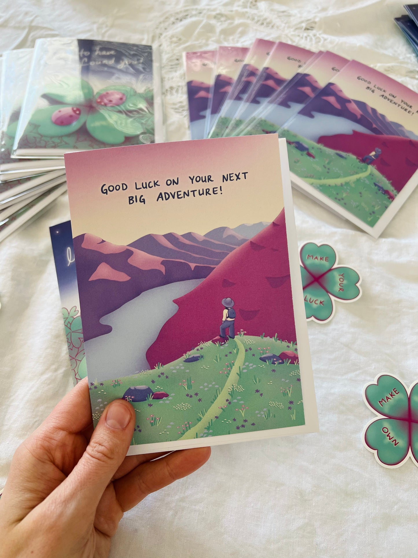 "Big Adventure" Next Chapter Fresh Start Greeting Card