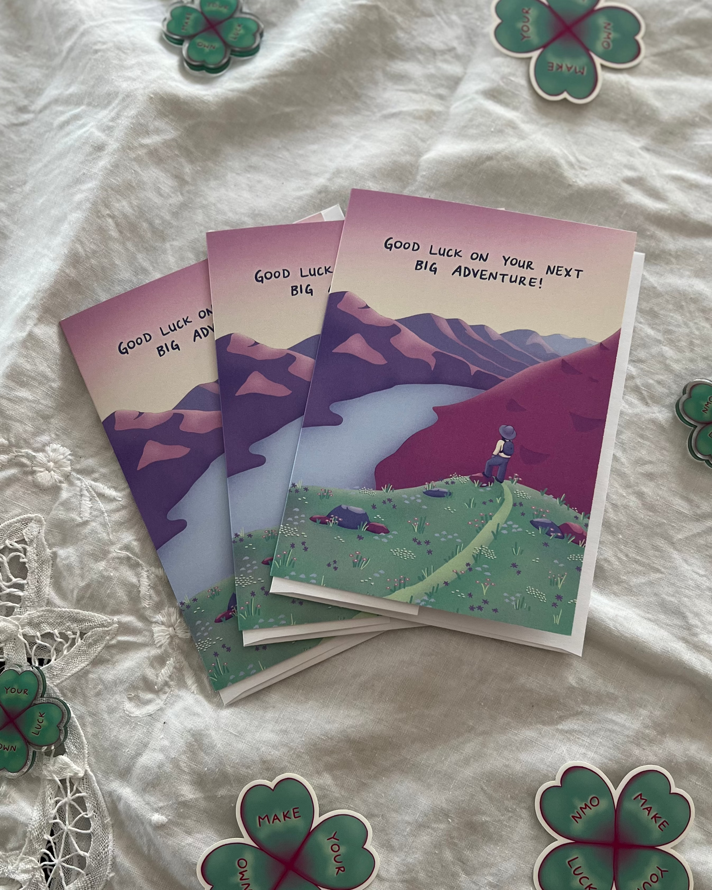 "Big Adventure" Next Chapter Fresh Start Greeting Card