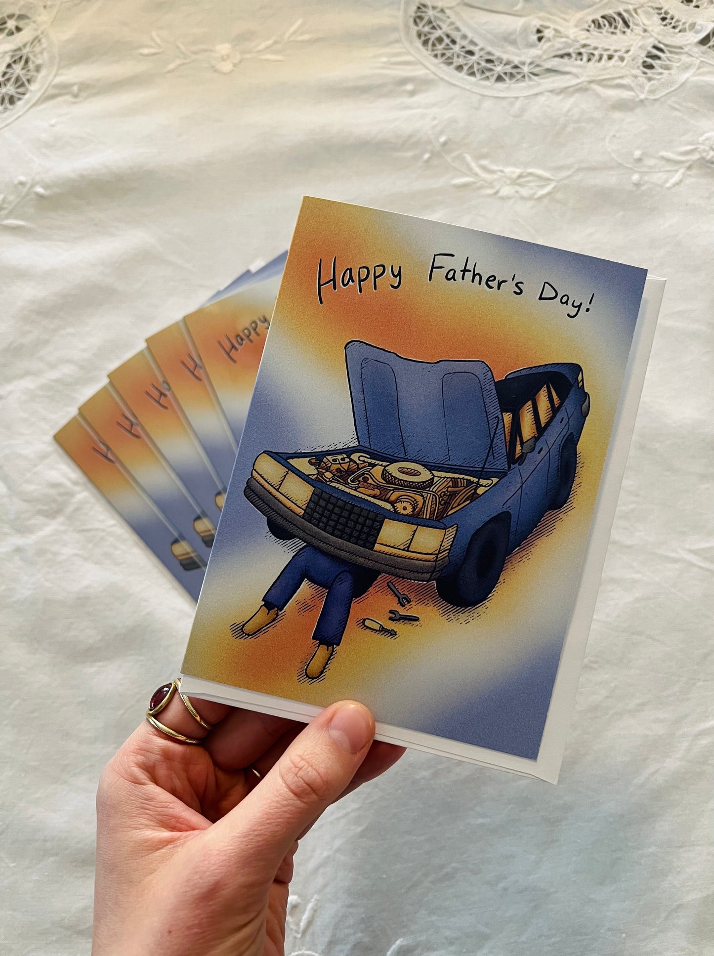 "Father's Day Car" Greeting Card for Dad
