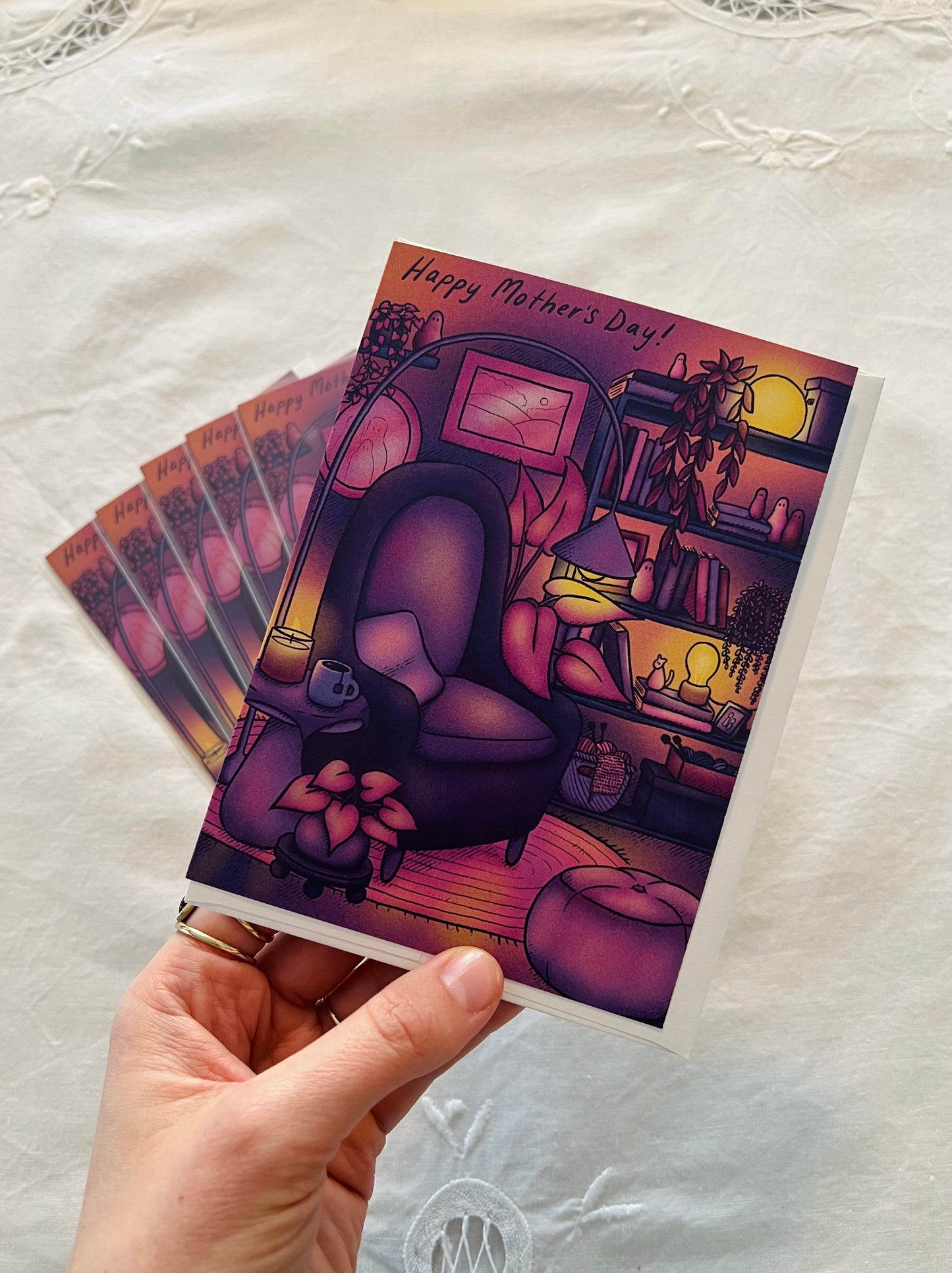 "Cozy Mother's Day" Warm and Inviting Mother's Day Card