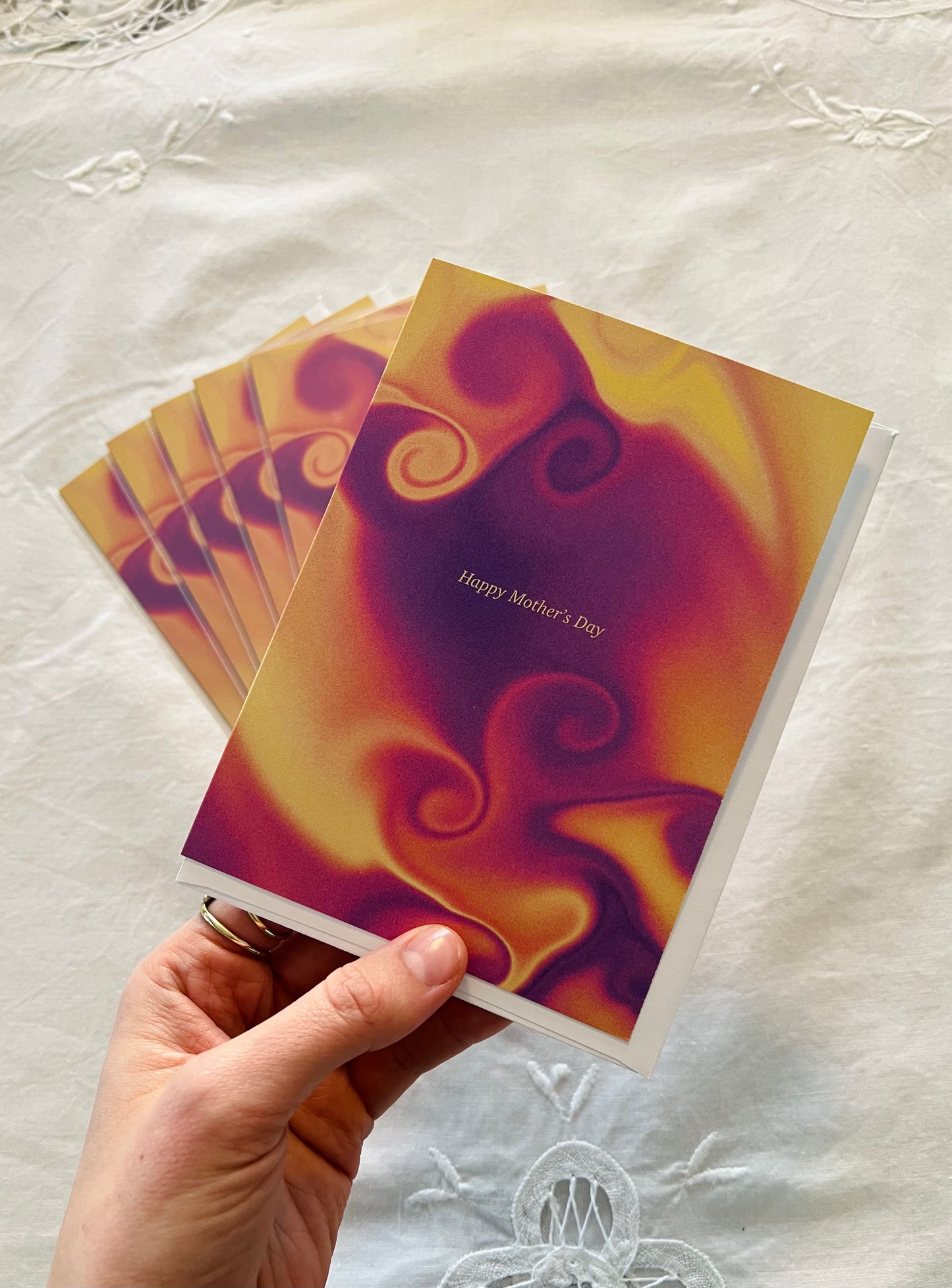 "Mother's Day Gradient" Colourful Greeting Card for Mom