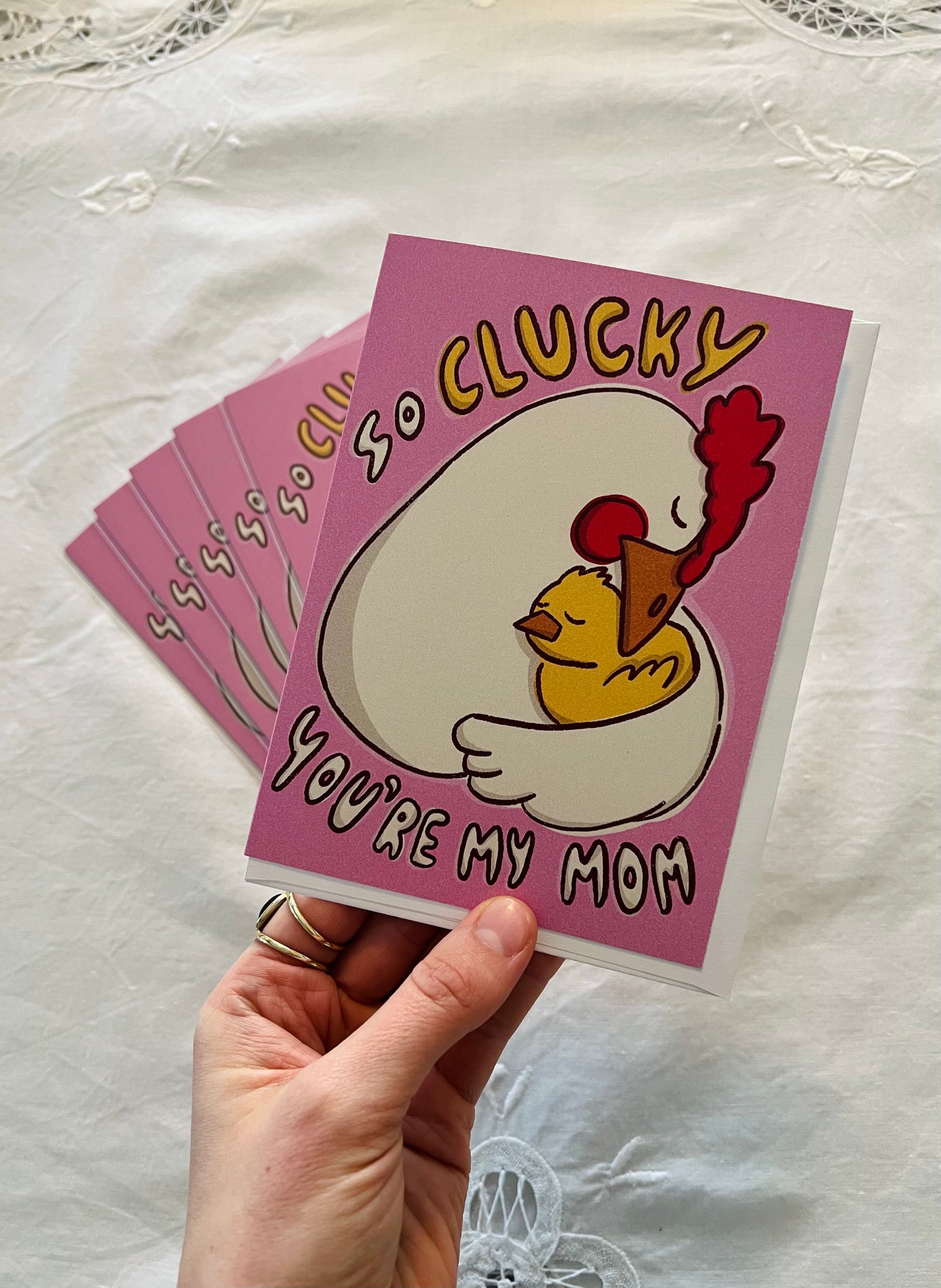 "So Clucky" Sweet Greeting Card For Mom