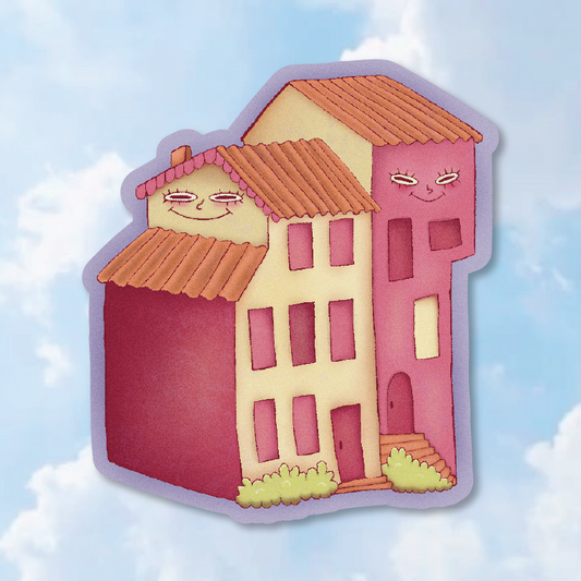 "Happy Home" Beautiful Apartment Vinyl Sticker